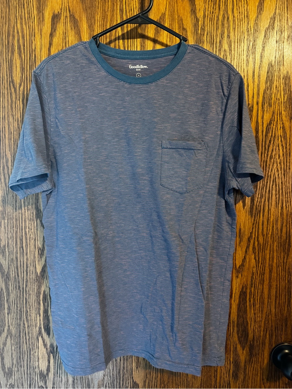 Goodfellow & Co Blue & Red Pocket T-Shirt - Men